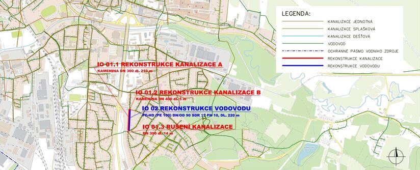 Horní Jiřetín, Černická – rekonstrukce vodovodu